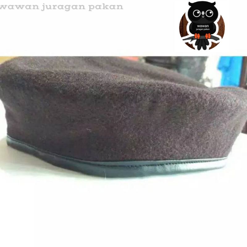 topi baret laken, topi baret pramuka - topi baret putra