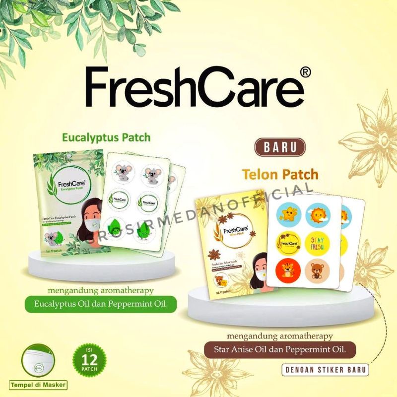 BARU! FRESHCARE PATCH TELON AROMA ENAK WANGI BANGET - EUCALYPTUS AROMATHERAPY