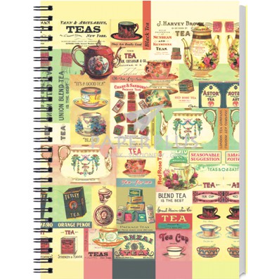 

Spiral Notebook A5 Vintage Tea - HC