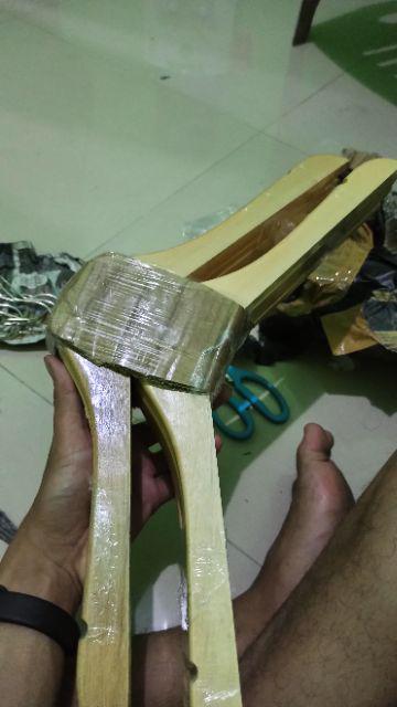 Hanger Kayu Natural Dewasa Lusinan ( 12 Pcs)