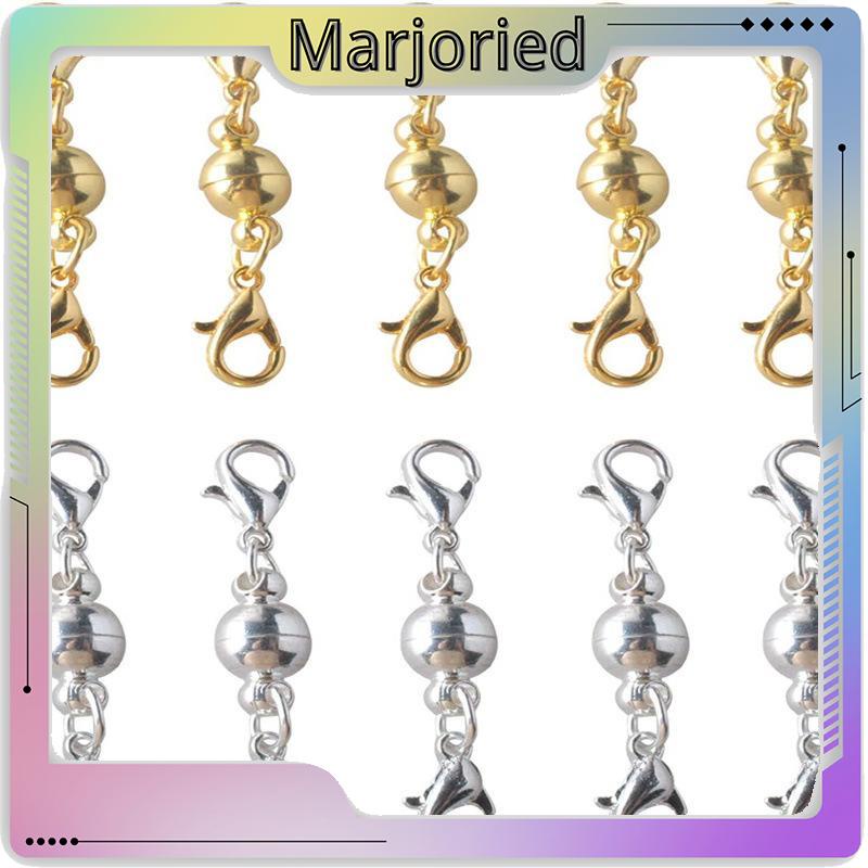 5 Pcs DIY Magnetic Gesper Kalung Gelang Konektor Pengait Extender Membuat Perhiasan Perlengkapan-MJD