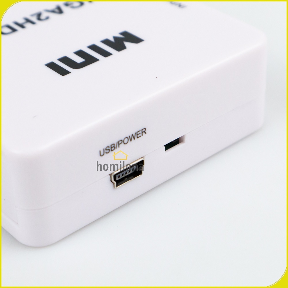 Konverter VGA ke HDMI - Taffware Saintholly ST-218 White