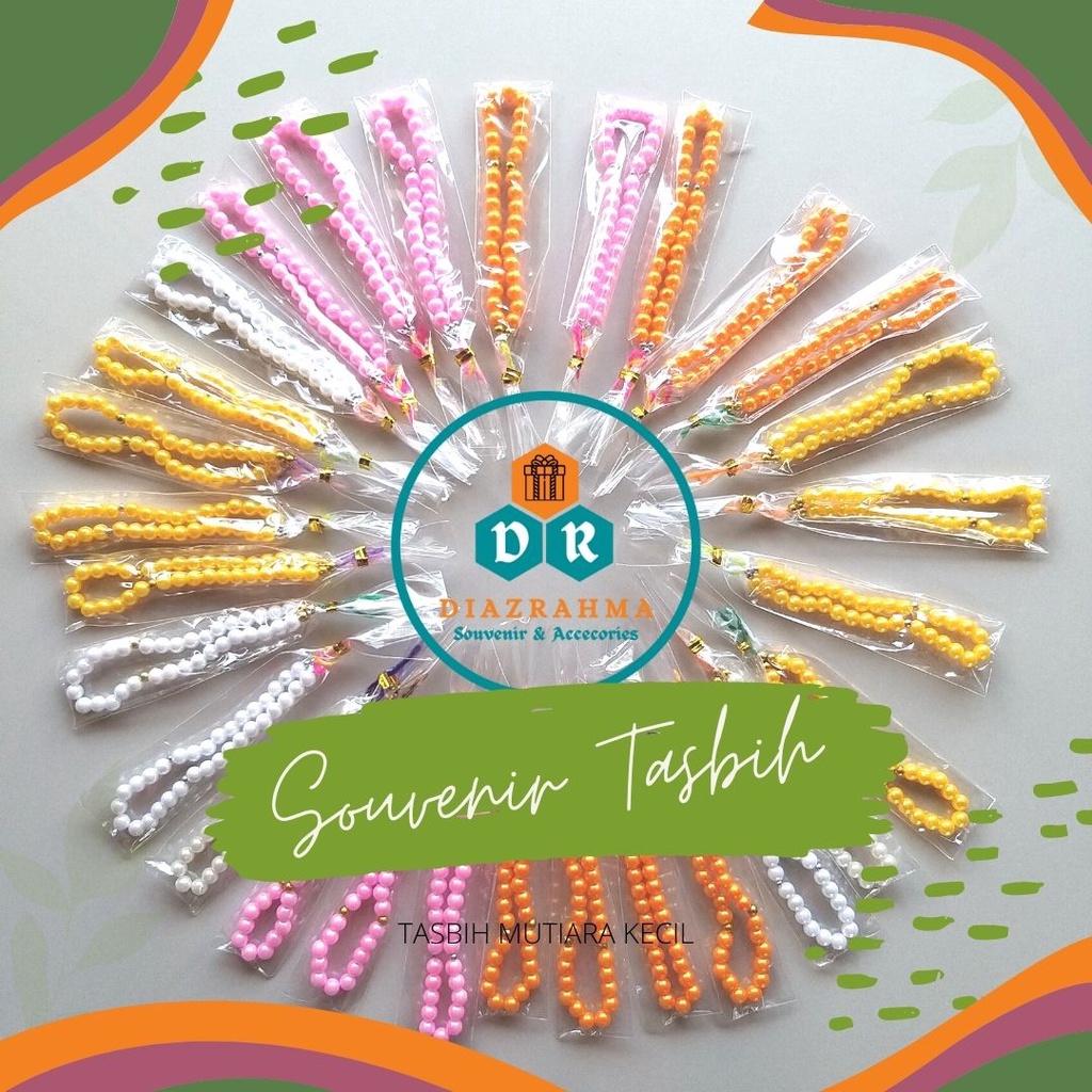 Souvenir Tasbih Mutiara Kecil