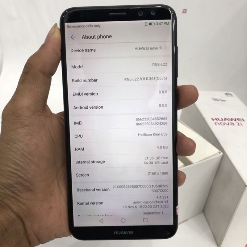 HUAWEI nova 2i Second