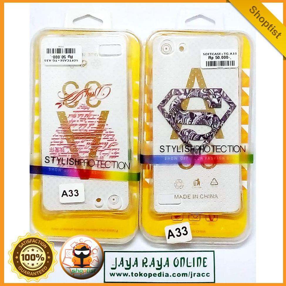 Softcase Ultrathin Jelly Silikon Oppo A33 / Neo 5 + Tg Kartun SPTA1070
