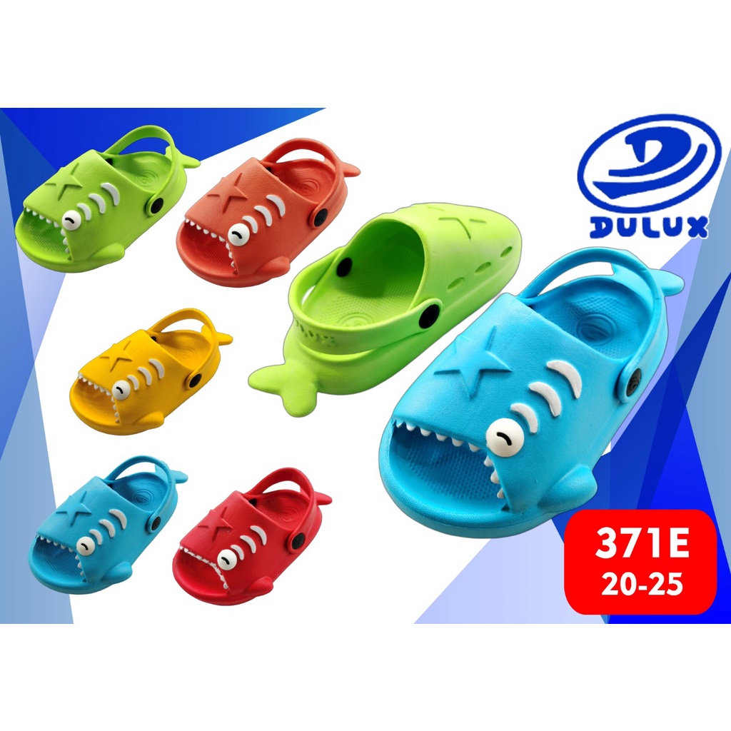 Sandal anak laki-laki perempuan beby shark bahan tebal size 20-25 371e dulux