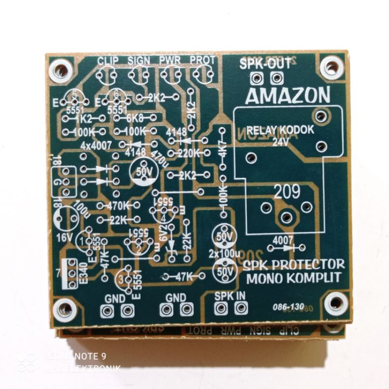 PCB Speaker Protector Plus Clip Signal Protek Amazon 209