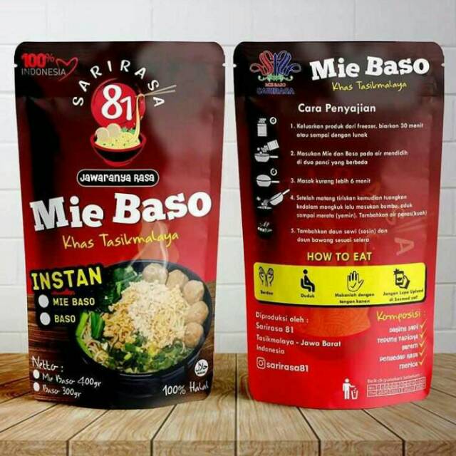 

mie bakso instan Sarirasa