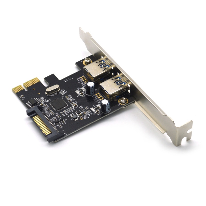 Kartu Ekspanding btsg 2port PCI-E to USB C 3.0, PCI Internal 5Gbps Untuk Express Type-C