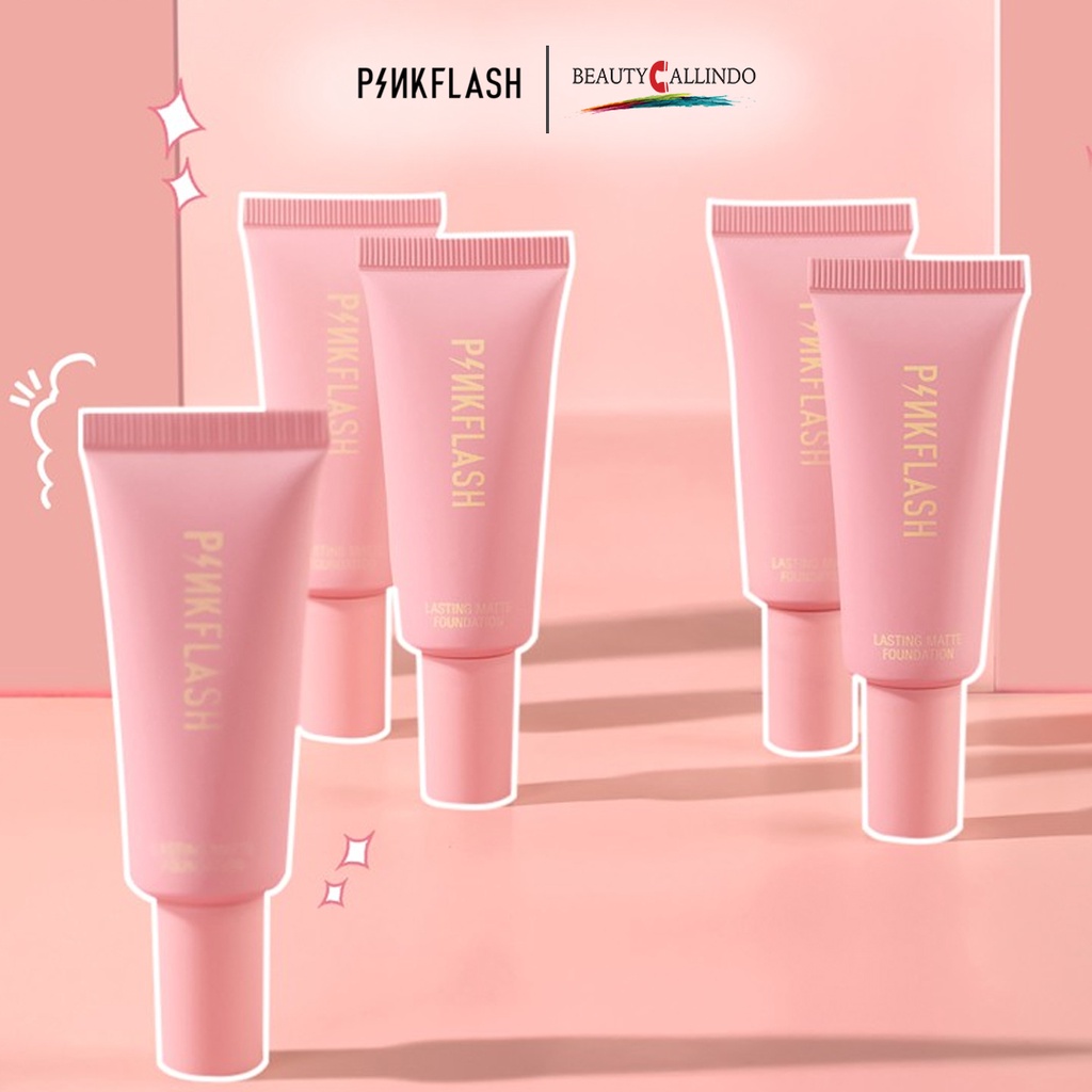 PINKFLASH Foundation F03 | PINK FLASH OhMySelf Weightless Long Lasting All-day Tahan Air Matte Foundation 6 Colors