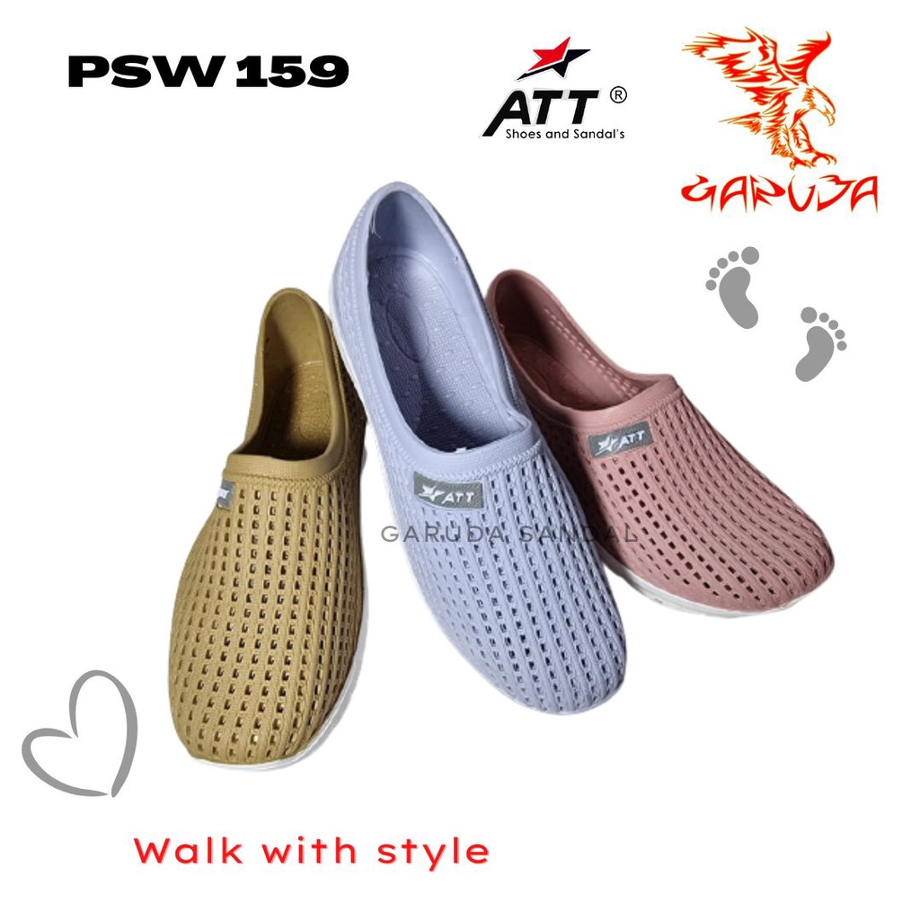 ATT PSW 159 SEPATU KARET WANITA SLIP ON