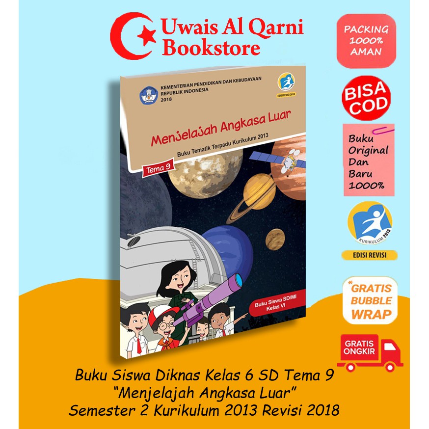 Kunci Jawaban Tema 9 Kelas 6 Menjelajah Angkasa Luar - Sukses Matematika