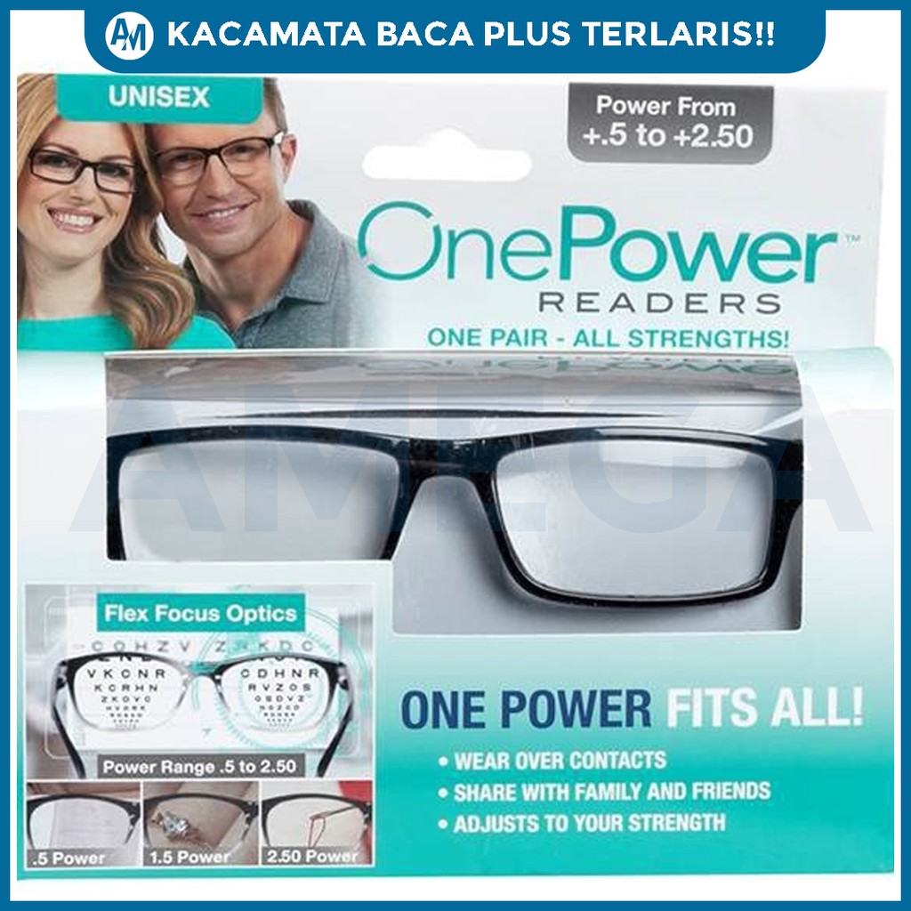 Kacamata Baca Plus Auto Focus One Power Readers Kacamata Auto Fokus Kesehatan Original