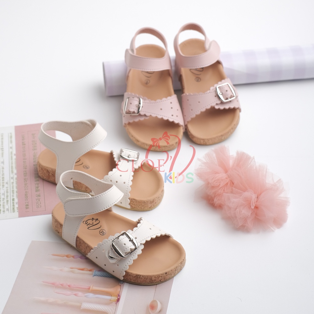 CLOEVKIDS - READY STOCK Chyaa Size 22-35 Sepatu Sandal Anak Perempuan Slop Flat Lucu