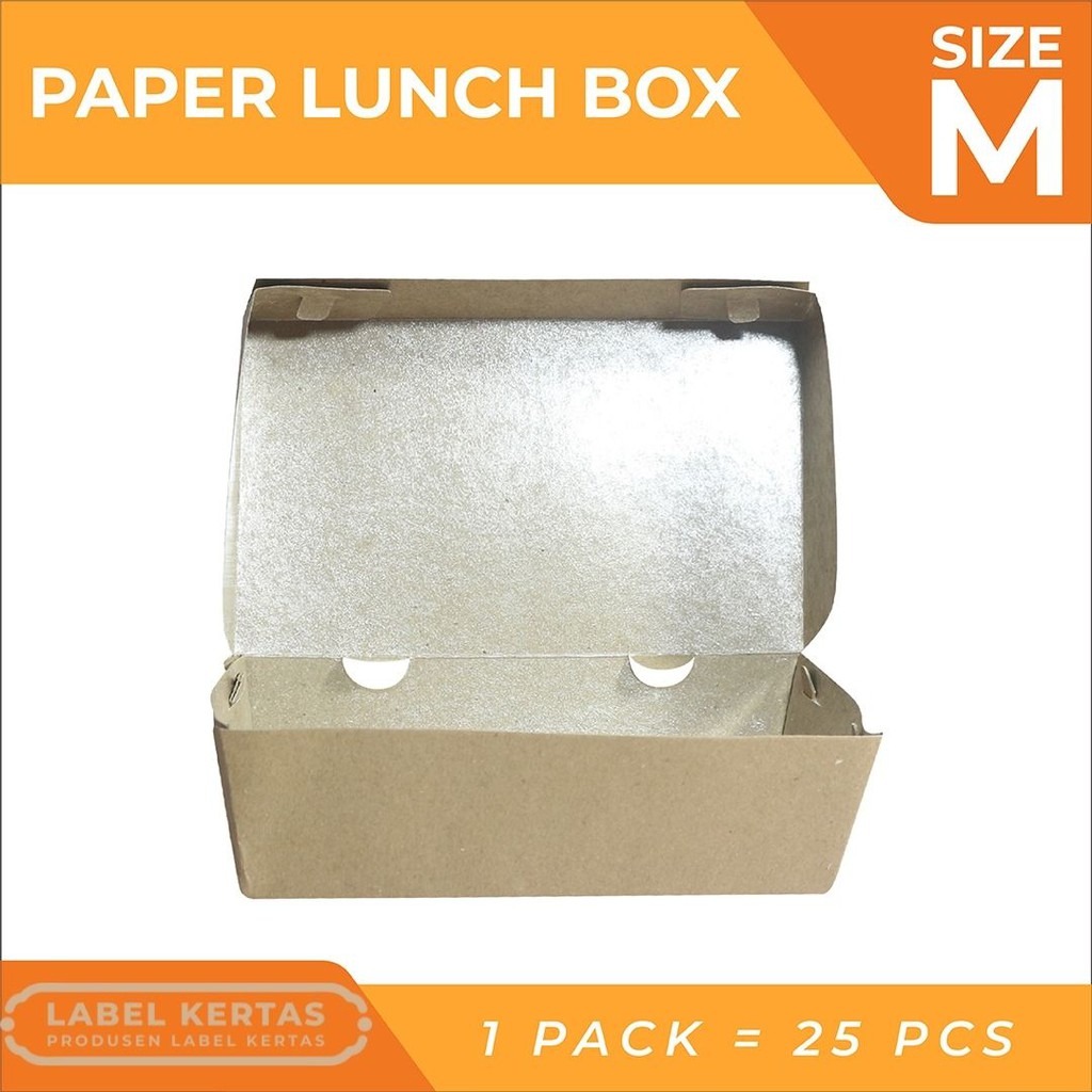 

KEMASAN READY STOK / LUNCH BOX KRAFT / LUNCH BOX TAKEAWAY