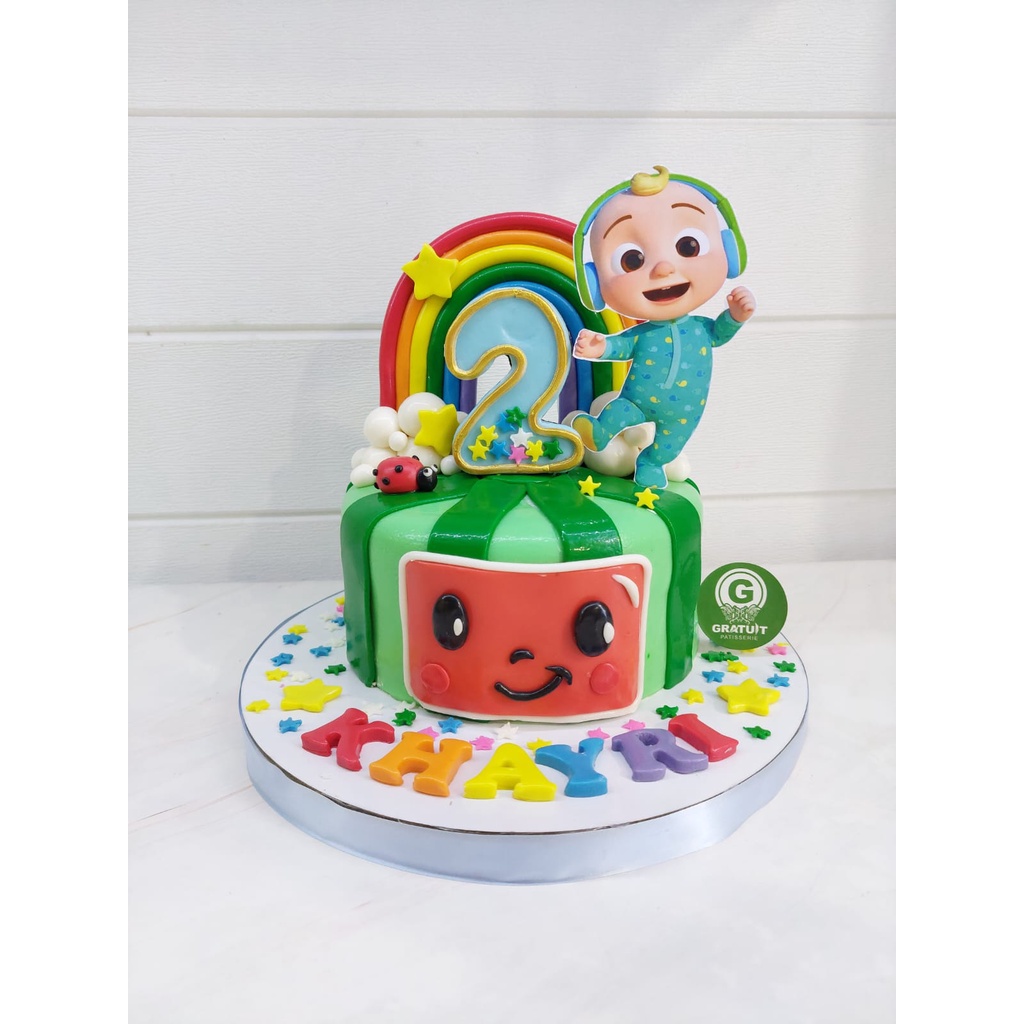 Jual Cocomelon Cake Birthday Cake Kue Ultah Shopee Indonesia