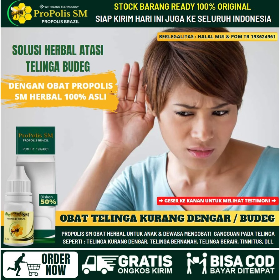 Obat Telinga Budeg 100% Alami, Obat Tetes Telinga Tuli, Obat Telinga Kurang Dengar, Telinga Tuli Seb