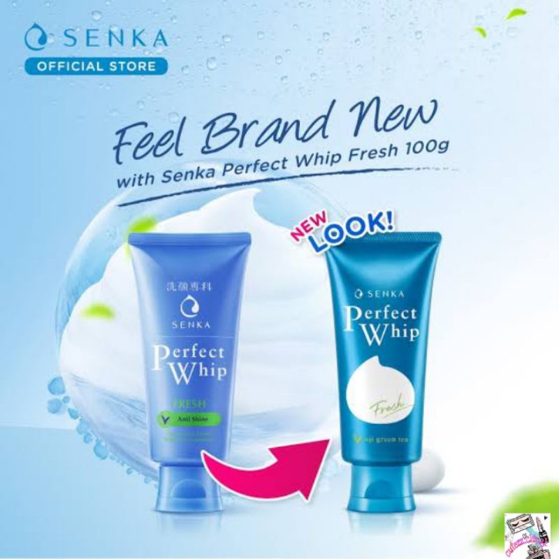 ☃Cutezz_Ching1☃Senka Perfect Whip Fresh Anti Shine Facial Foam