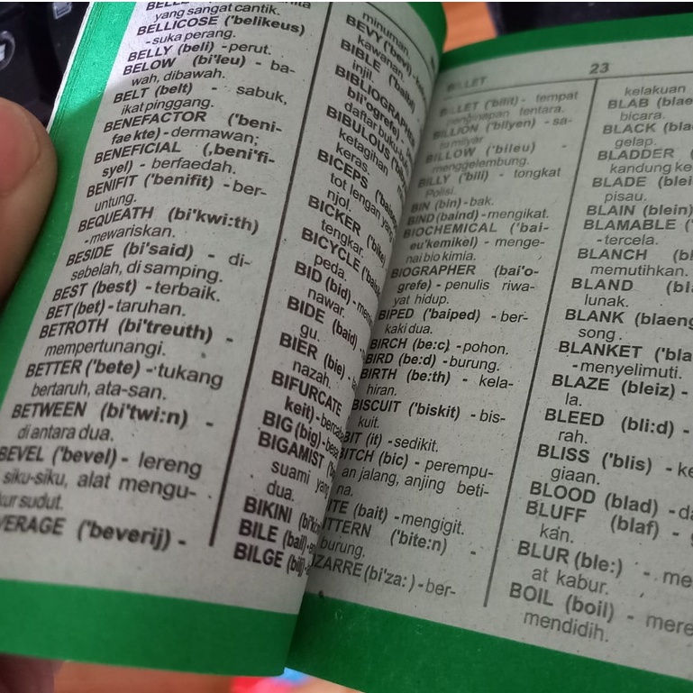 KAMUS LENGKAP BAHASA INGGRIS-INDONESIA 950 MILYAR UKURAN KECIL