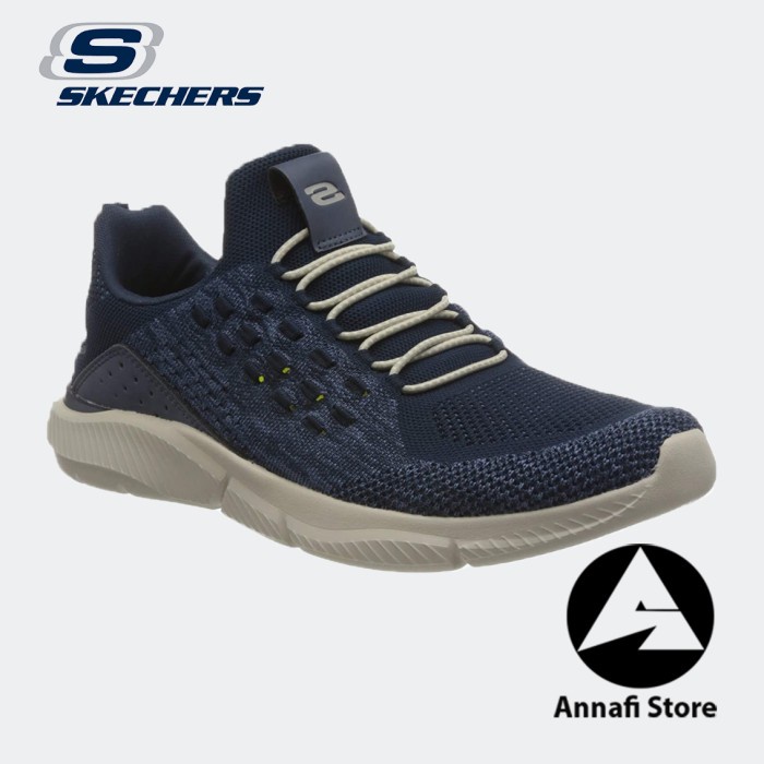 JUAL SEPATU SNEAKERS PRIA SKECHERS INGRAM STREETWAY 210028-NVY - NAVY