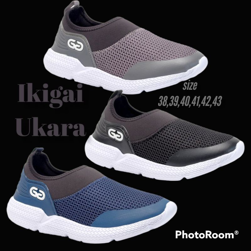 sepatu pria slipon ikigai ukara slip on laki laki selop shoes