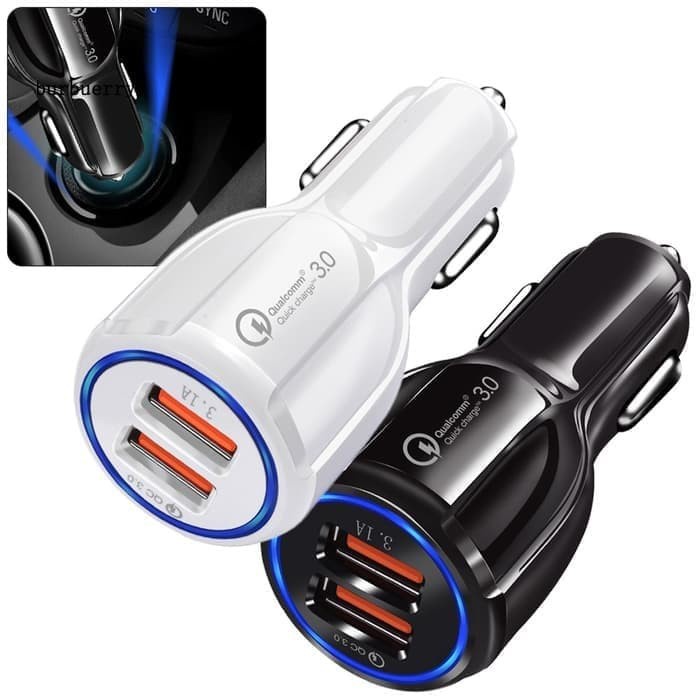 Fast Charger Mobil Quick Car Charger Casan Mobil Qualcomm 3.0