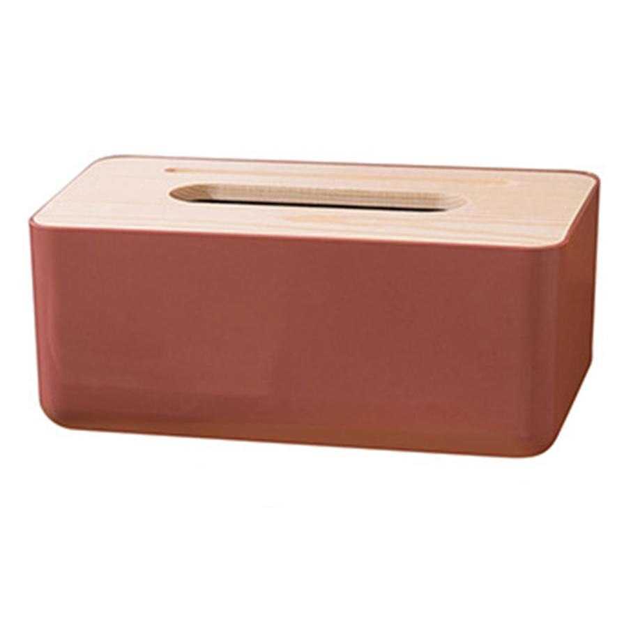 TaffHOME Kotak Tisu Kayu Solid Wooden Tissue Box - ZJ007