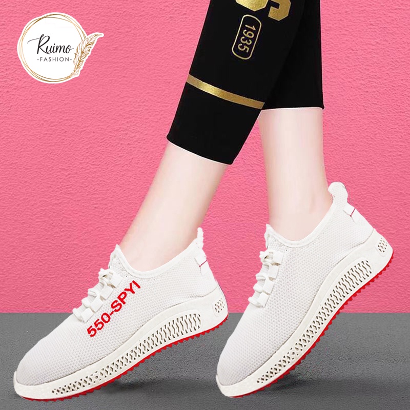 Sepatu Sneakers Wanita Fashion Terbaru Bahan Kanvas-550