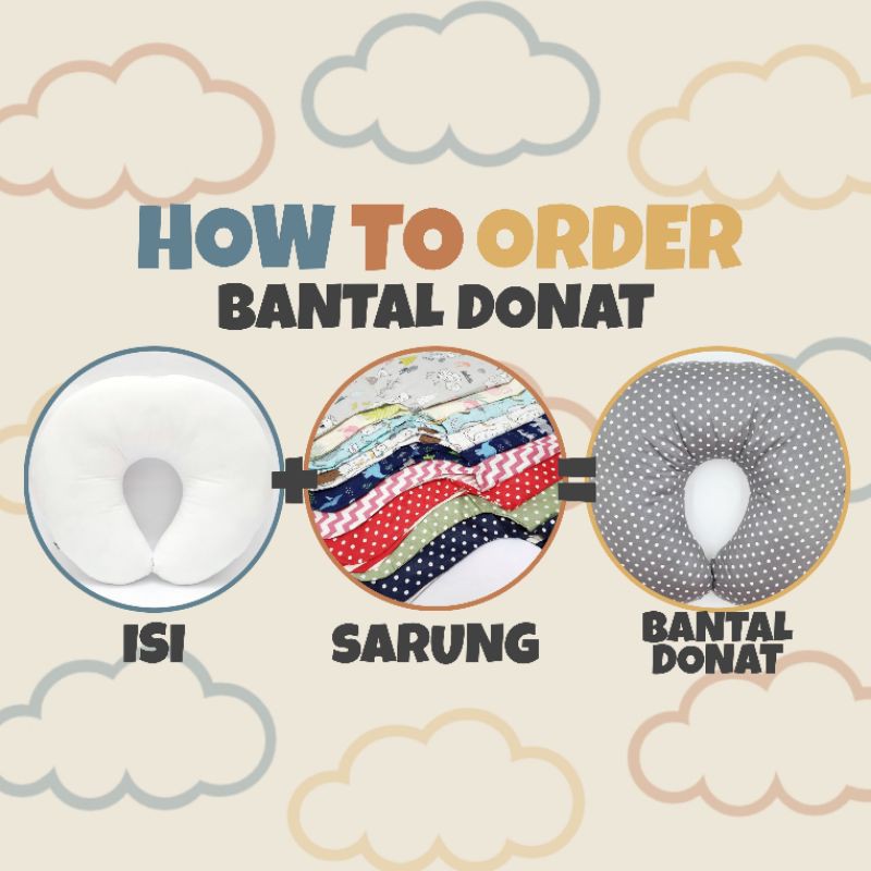 ISI BANTAL MENYUSUI/ ISI BANTAL DONAT BABYU | NURSING PILLOW