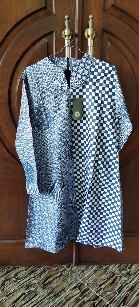 Atasan Batik Dolby Dolbi Dobby Doby Tenun Sutra Tulis Halus Katun Atbm Baron ,sarombit Atasan