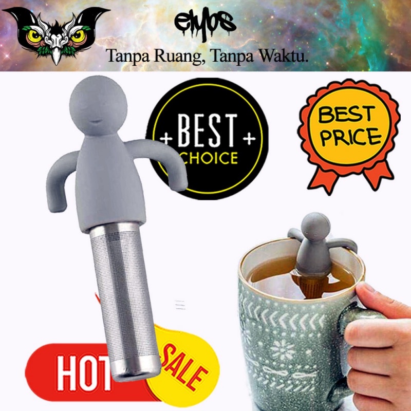 Saringan Teh Unik Lucu Model Berendam Di Kolam Filter Infuser Chilling