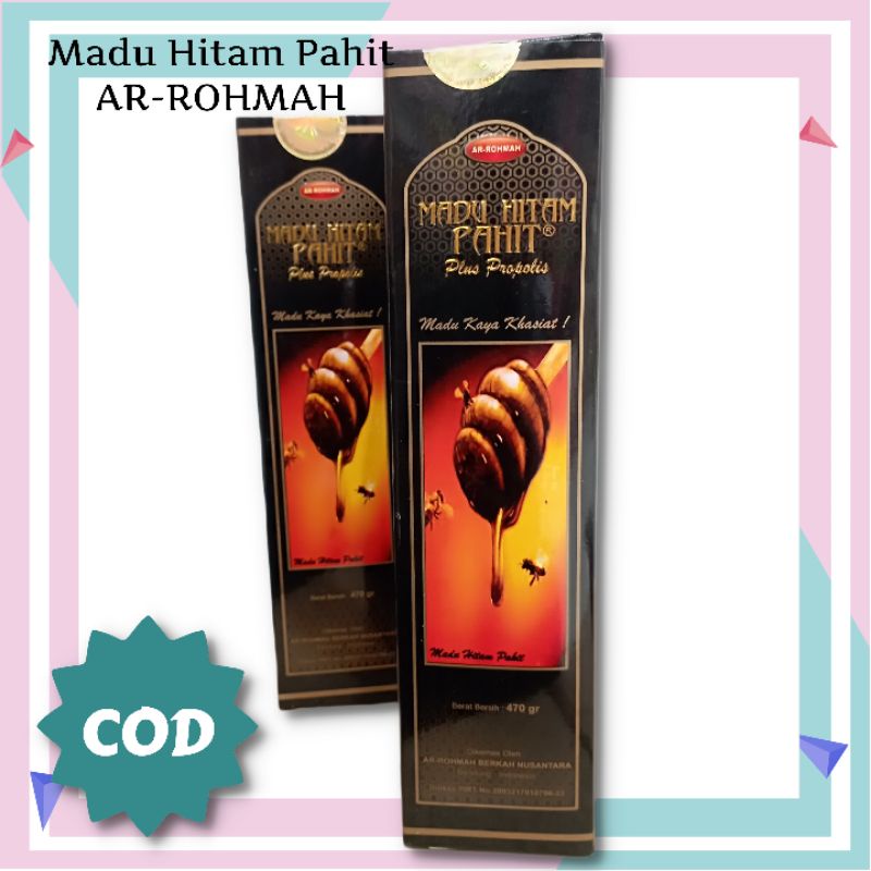 Madu Hitam Pahit Propolis Arrohmah