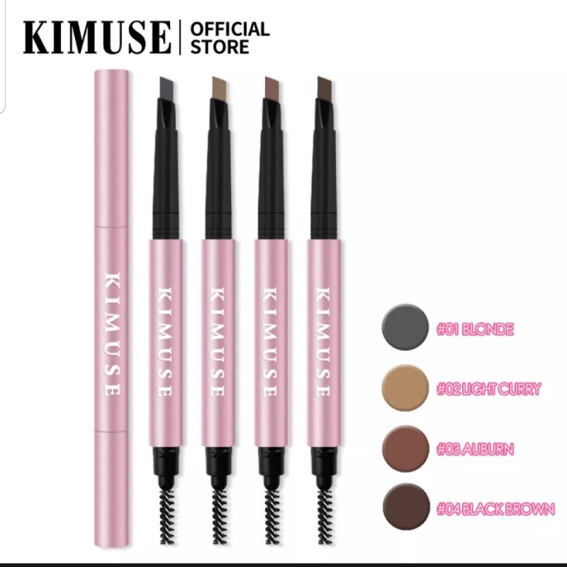 [COD &amp; READY STOCK] KIMUSE LONG WEAR SKINNY BROW PENCIL | PENSIL ALIS KIMUSE | EYEBROW PENCIL KIMUSE