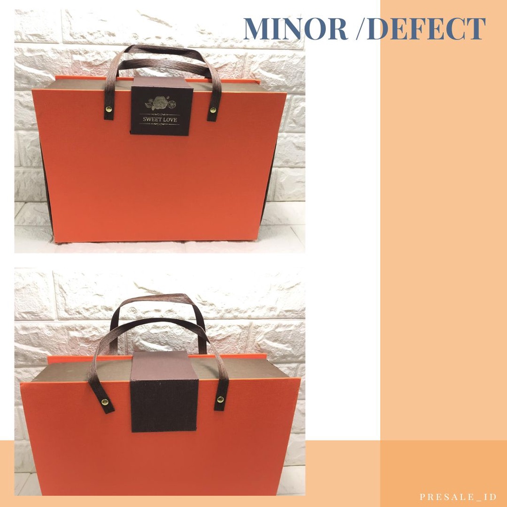 

DEFECT - Kotak Kado Handbag/ Tas Mewah Besar Magnet/ Luxury Magnetic