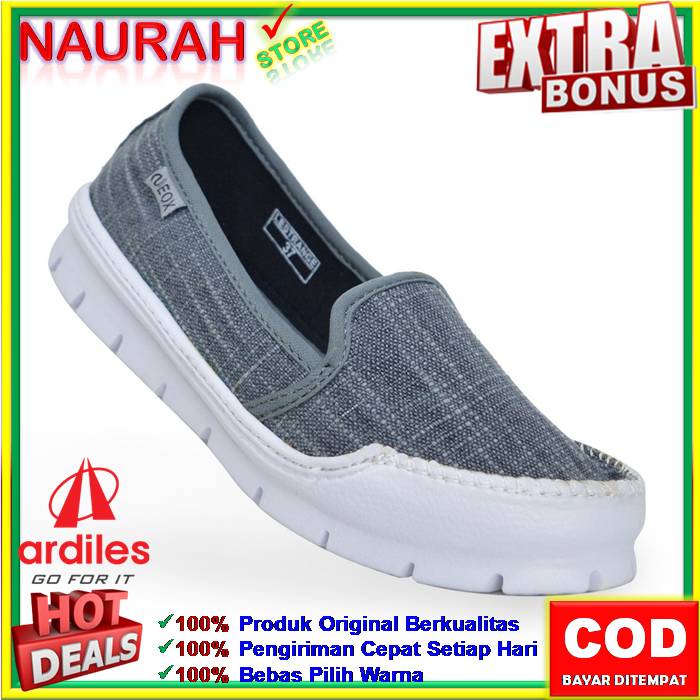 SEPATU SLIP ON WANITA ARDILES LESTRANGE 100% ORIGINAL NEOX SLIP ON LIMITED EDITION KUALITAS IMPORT ANTI SLIP