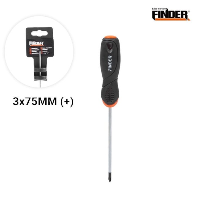 OBENG PLUS (+) FINDER CHROME VANADIUM 3INCX75MM
