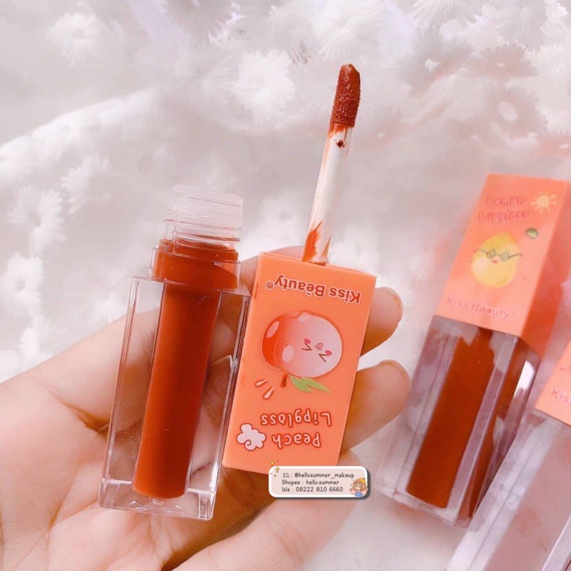 [ORI THAILAND] Kiss Beauty Fruit Matte Lipgloss