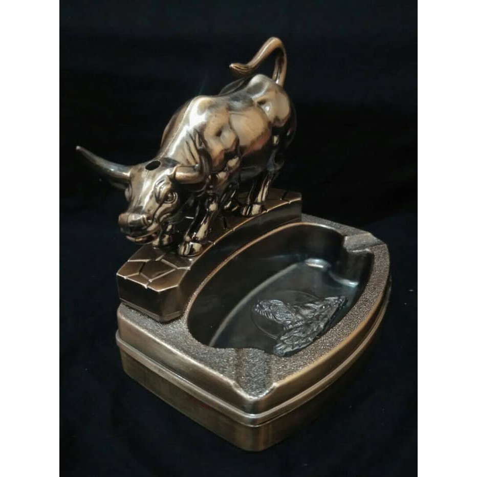 TERMURAH / ASBAK ROKOK MODEL KERBAU PLUS KOREK API