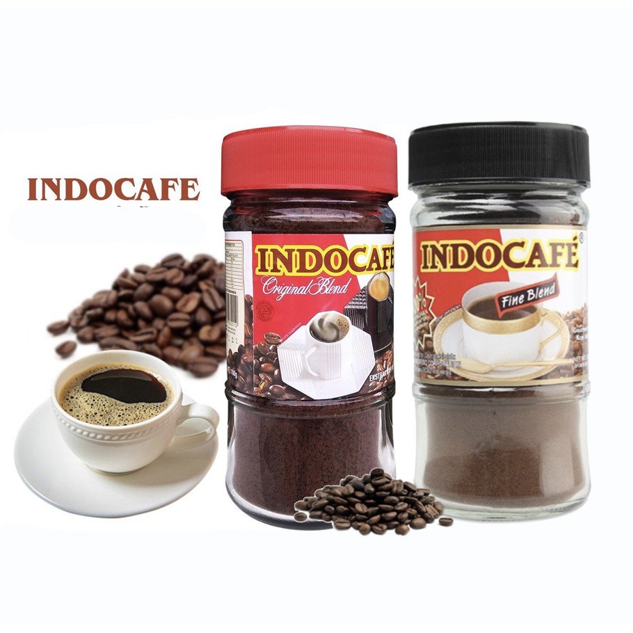 

Kopi Indocafe Bubuk Kasar Botol Original Fine Blend - 50gr / 100gr