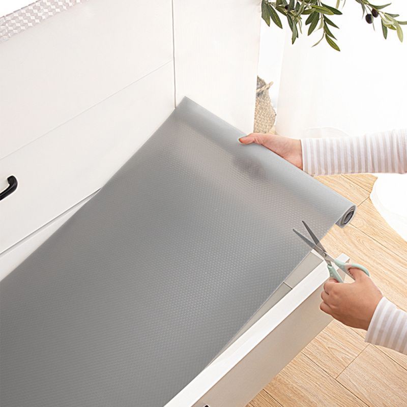 Alas Laci 45*150cm Alas Serbaguna Anti Air/Alas Kulkas Laci Meja Anti Slip/Drawer Mat Transparan