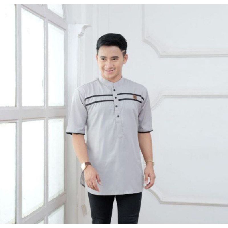 Koko Kurta Dewasa baju Koko Muslim Terbaru 2022 Koko Kurta Pakistan Lengan Pendek Bahan Toyobo