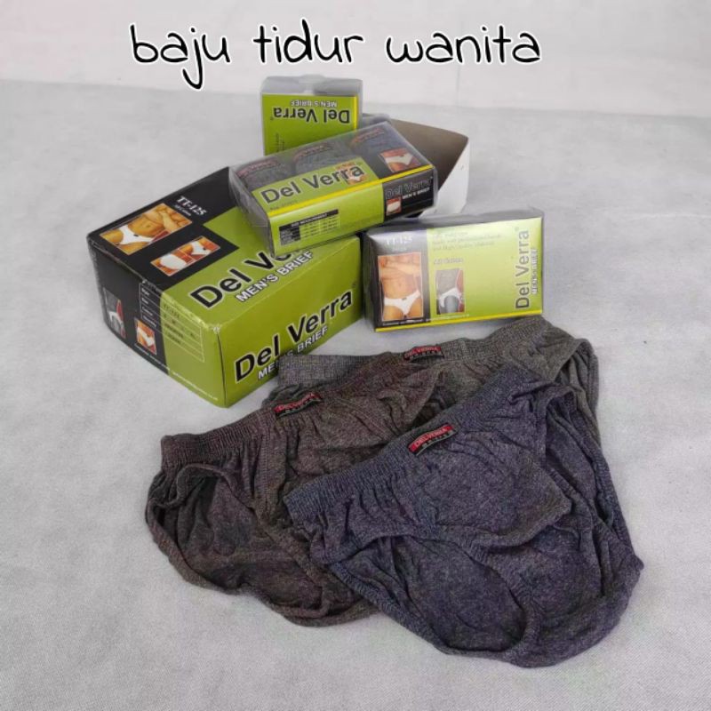 CD PRIA DEWASA DEL VERRA / CELANA DALAM PRIA DEWASA MURAH ISI 3PCS