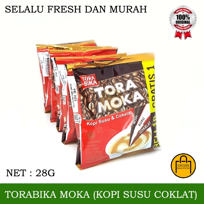 

TORABIKA MOKA KOPI SUSU MOKA COKLAT MINUMAN INSTAN TORA COFFEE