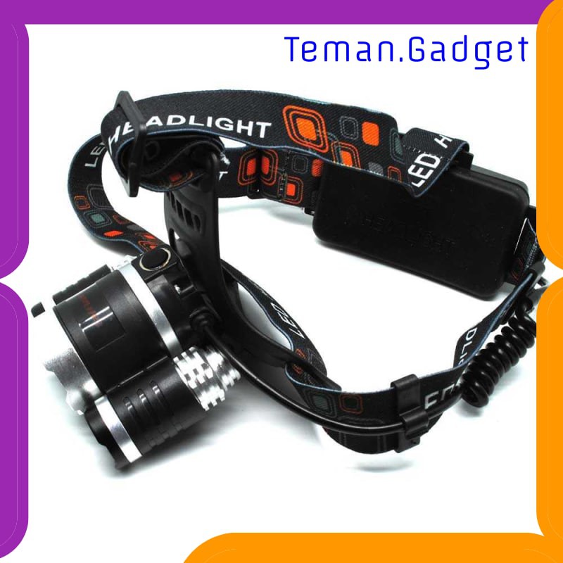 TG-IE098 TaffLED Power Headlamp 3 LED 5000 Lumens Cree XM-L - T6 HD-LD