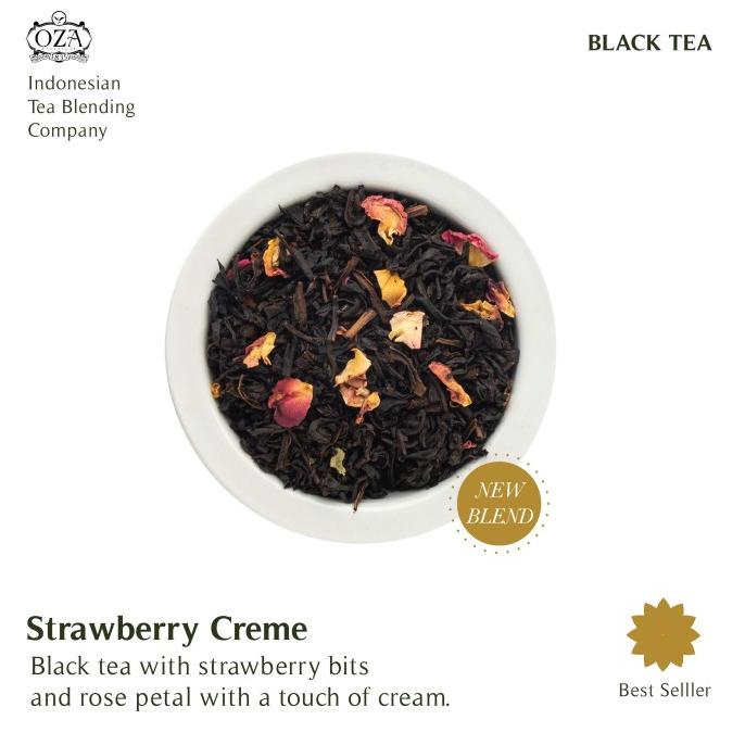 

[ COD ] OZA Tea - Strawberry Crme | Black Tea | 40 gram (20 cups) SPECIAL Kode 1480