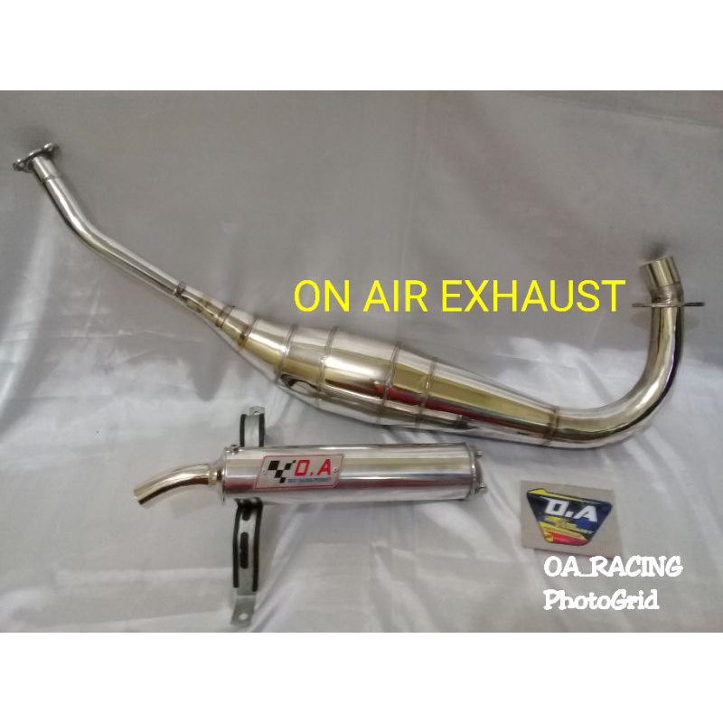 Knalpot RGR150cc  kolong repsol fullcrom