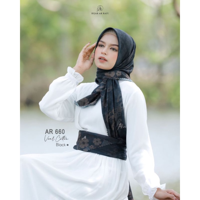Terlaris √Hijab AR RAFI AR 660 Segi 4 Motif pakai  Scraf Exclisive