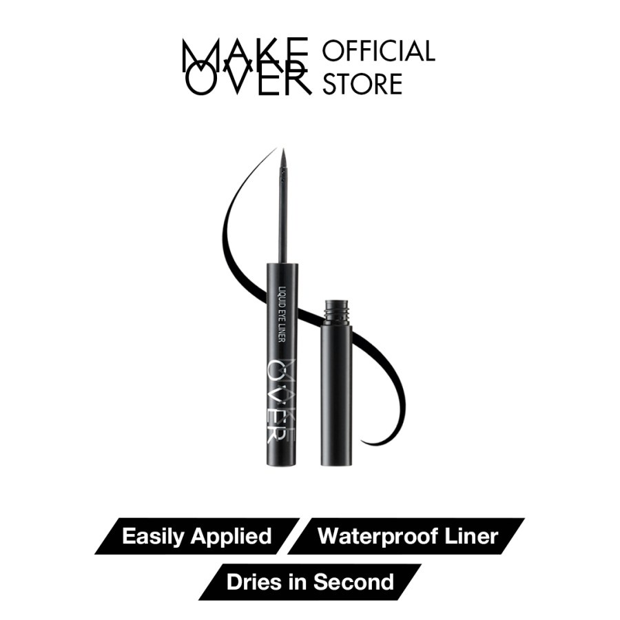 MAKE OVER Liquid Eye Liner Black - 1.7ml