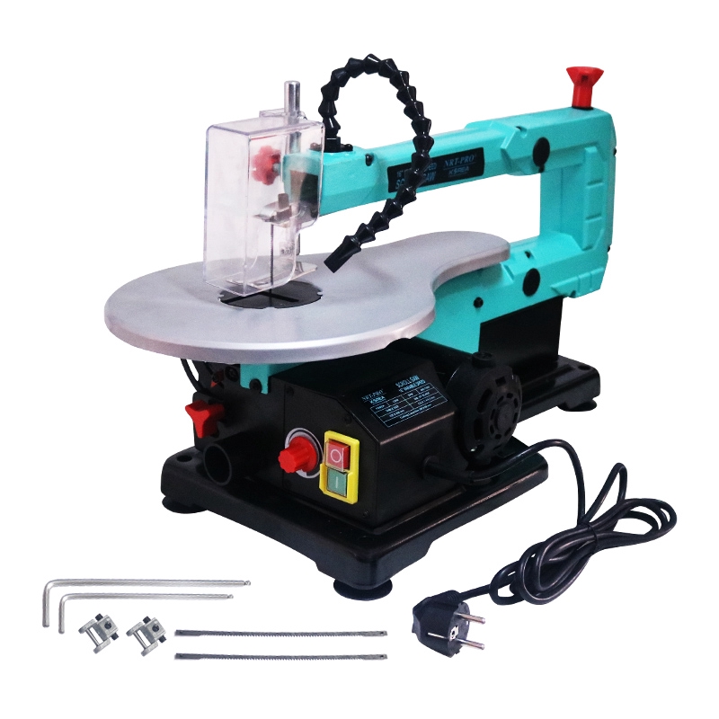 EELIC MEG-16IHD Scroll saw 16 inch mesin gergaji listrik kayu triplek ukir duduk variable speed