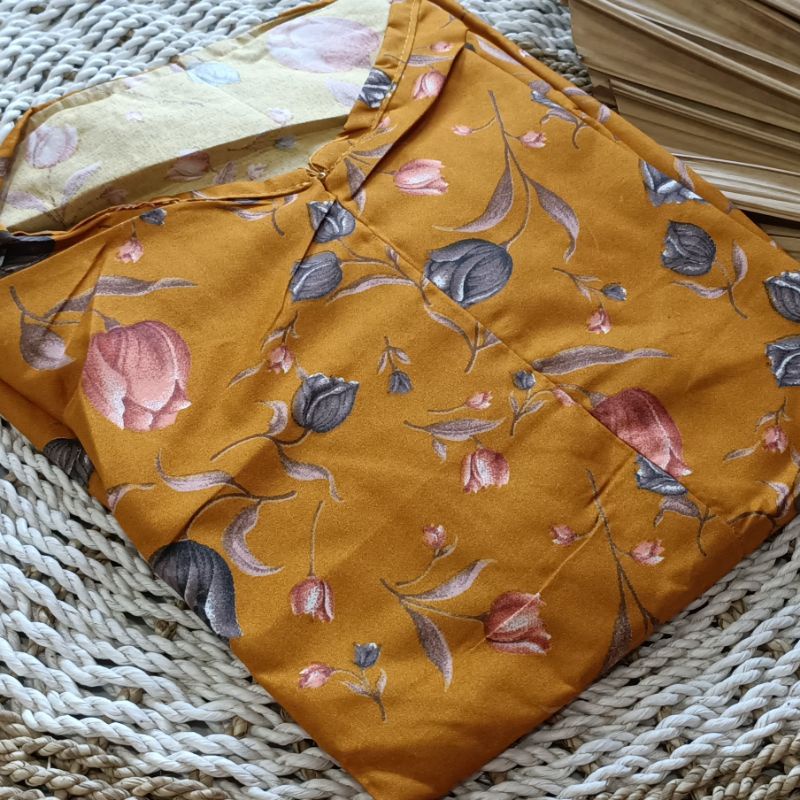 GAMIS KATUN JUMBO JEPANG MOTIF SUNRISE RASTI ETNIK RETRO POLKADOT VINTAGE MAYUNG BUSUI GAMIS SUNRISE-M-16